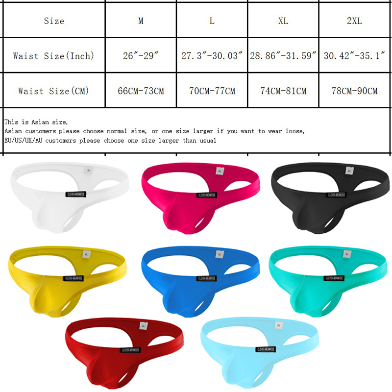 【CLEVER-MENMODE】Raya 2024 Men Underwear Cotton Tight Thongs Extra Low ...
