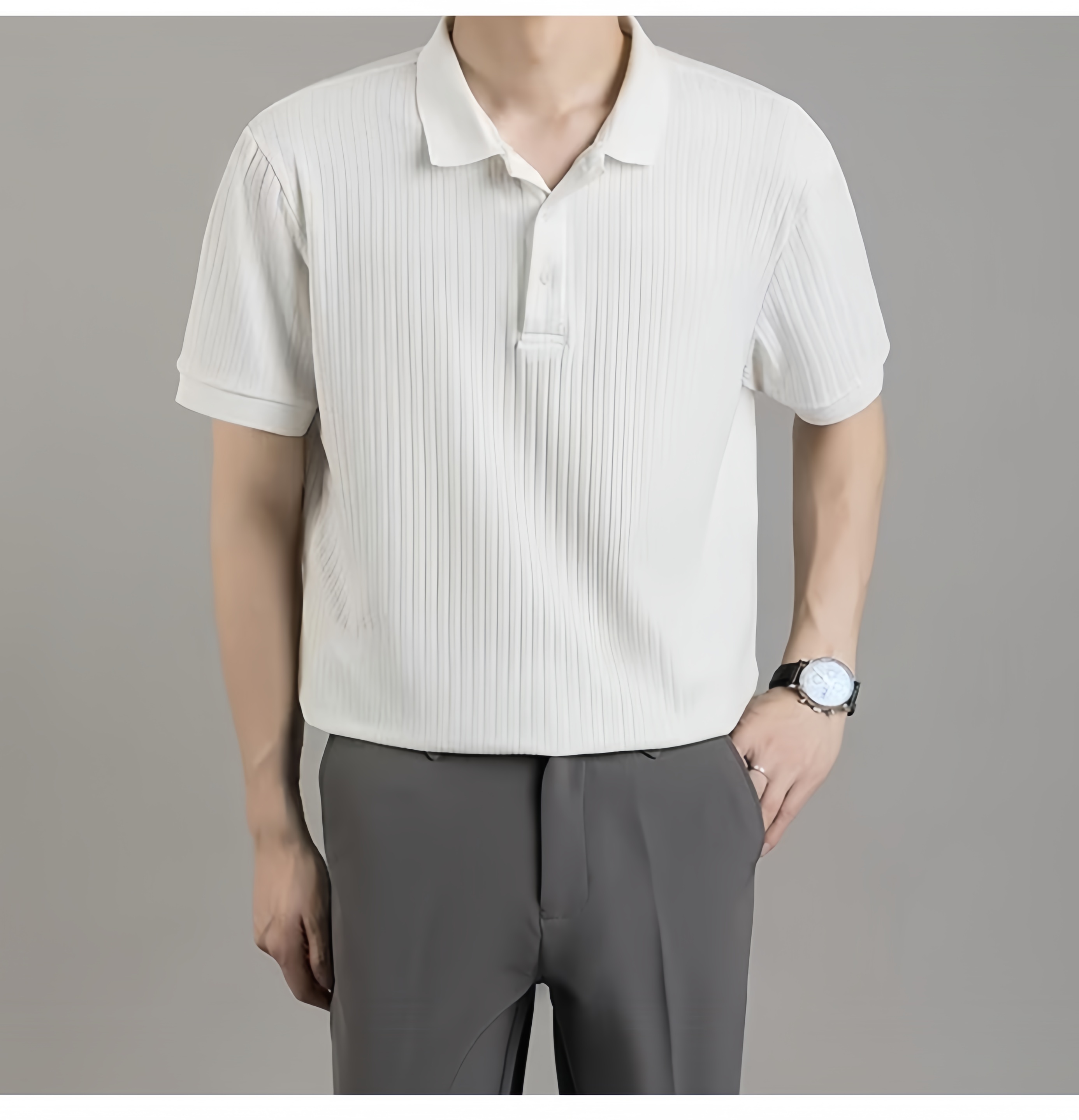 【From Perak】ProMan men polo shirt Ice Silk Texture Soft, comfortable ...