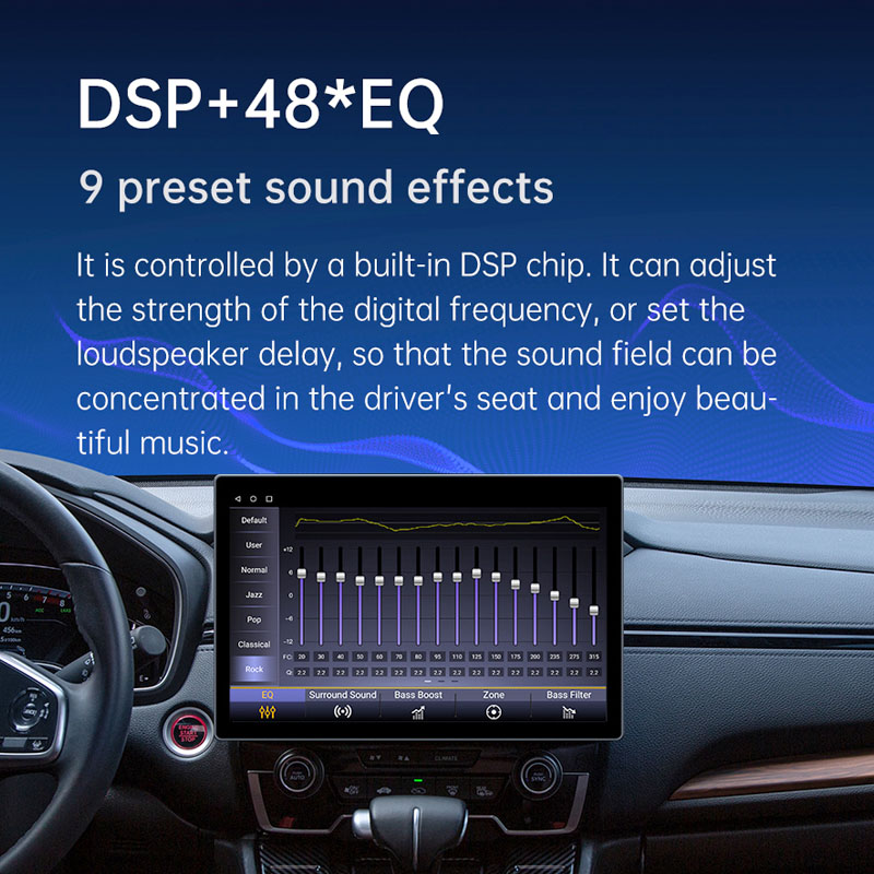 QLED 2K 13inch 8Core 4G+64G Android Car Player 360 camera system with ...