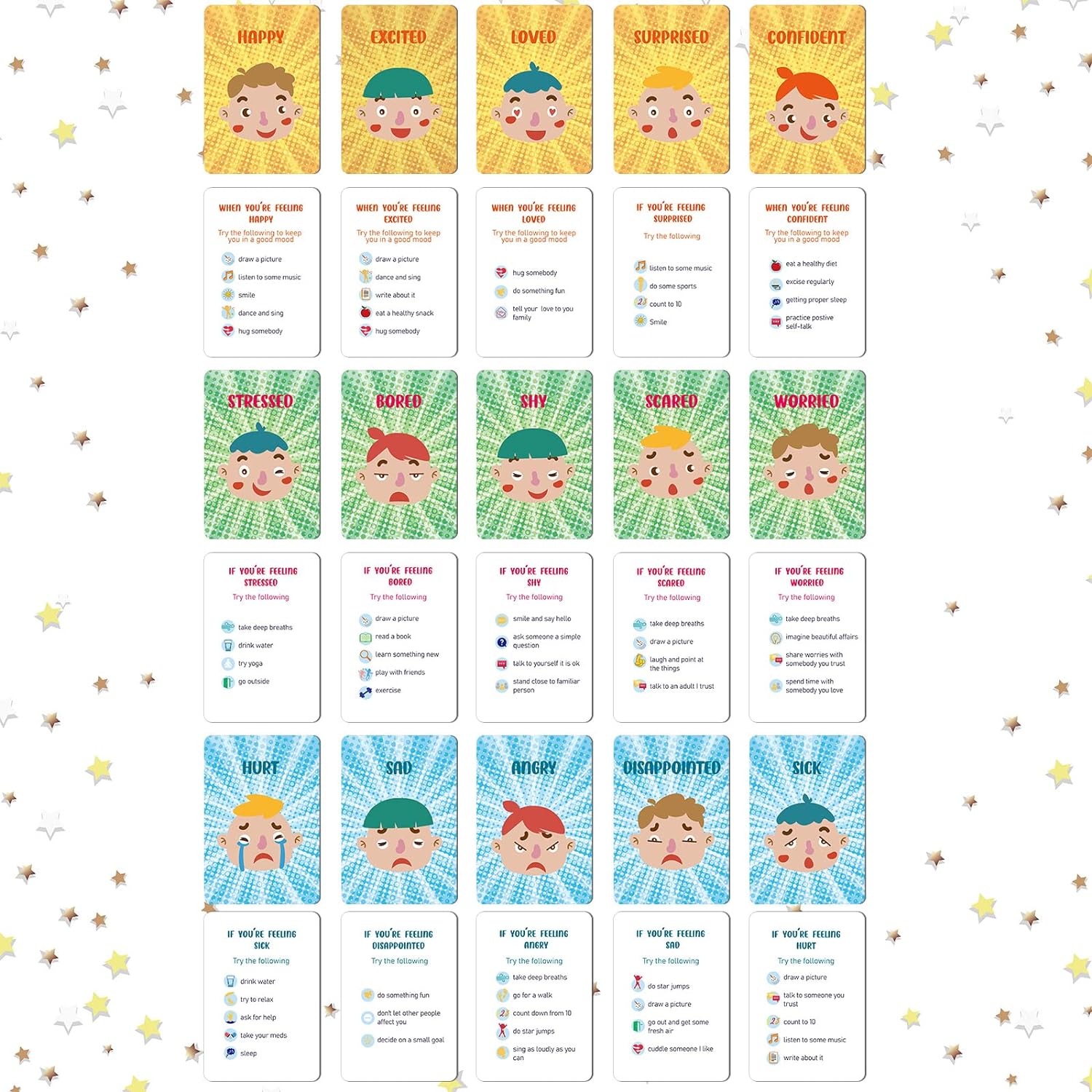 Kids Emotional Learning Felt Busy Board Family Persona with Emotion ...