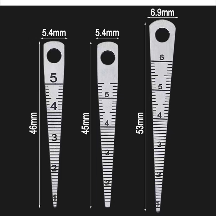 Stainless Steel Weld Inspection Ruler 0-7 Taper Ruler Gap Ruler Six ...