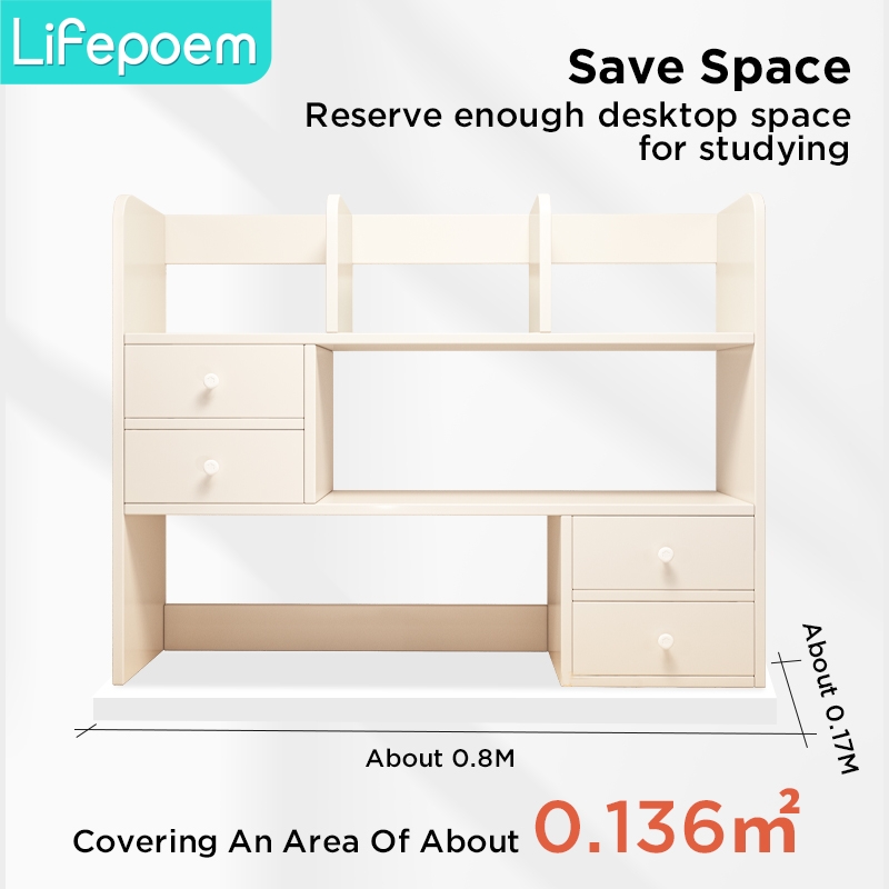 Desk Organizer Tabletop Organiser Storage Rack Rak Meja Desktop Rack ...