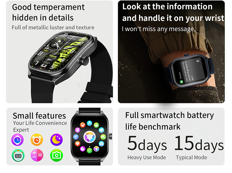 [HOT]Aolon Curve Smart Watch 2.01''HD Curved Screen Waterproof Original ...
