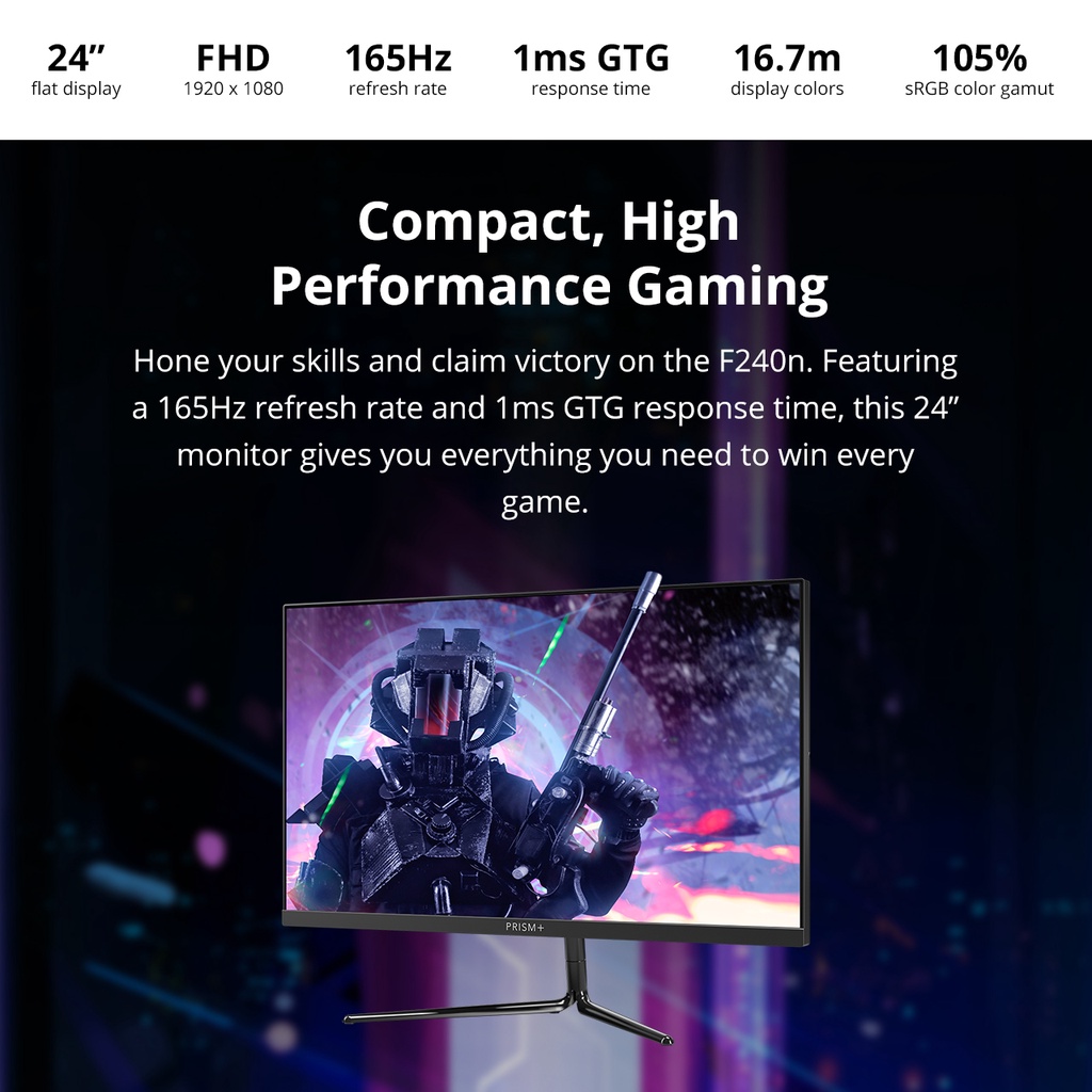 EXPOSE 75HZ LED IPS Gaming Monitor With Speaker (24