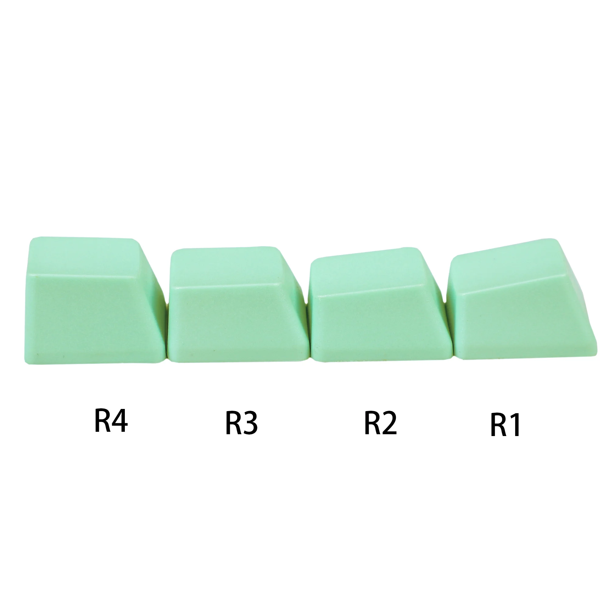 1u R1 R2 R3 R4 Blank Thick PBT OEM Profile Alphanumeric Custom Keycaps ...