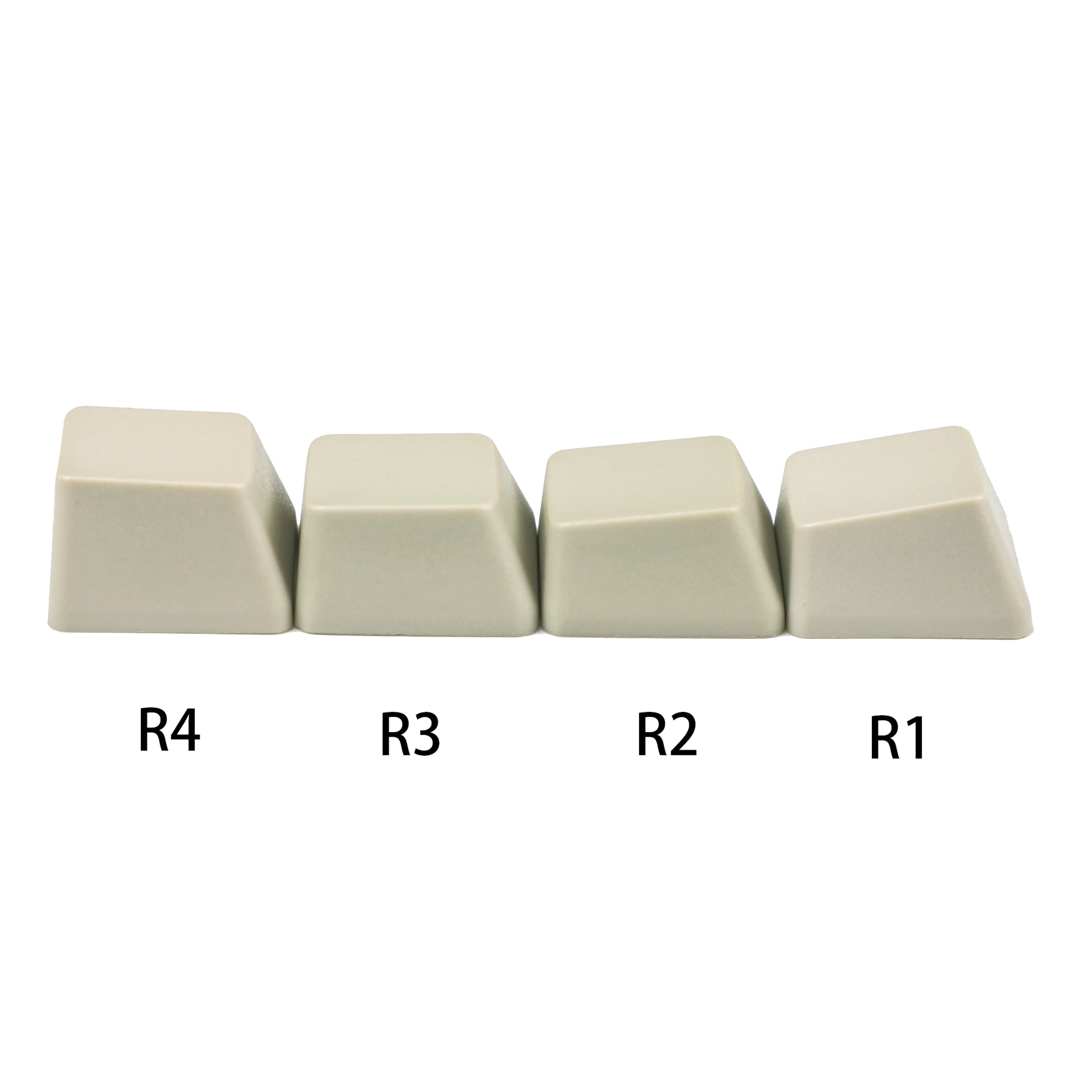 1u R1 R2 R3 R4 Blank Thick PBT OEM Profile Alphanumeric Custom Keycaps ...