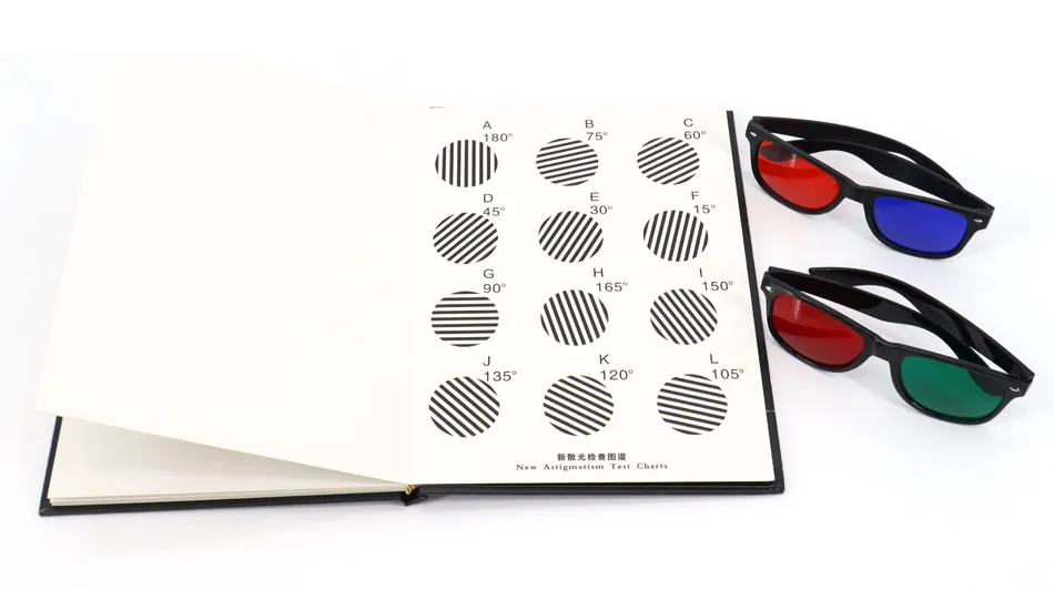 Random-dot Stereograms Comprehensive Visual Test Charts Book Color ...