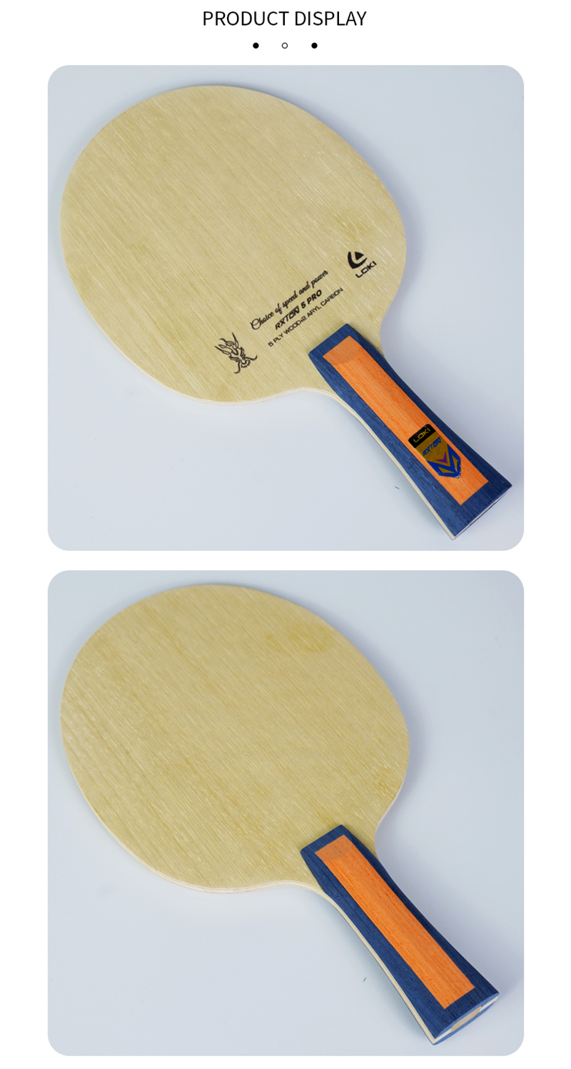 Original Loki Table Tennis Blade RXTON 3Pro/5Pro/9Pro (5Wood+2Carbon ...
