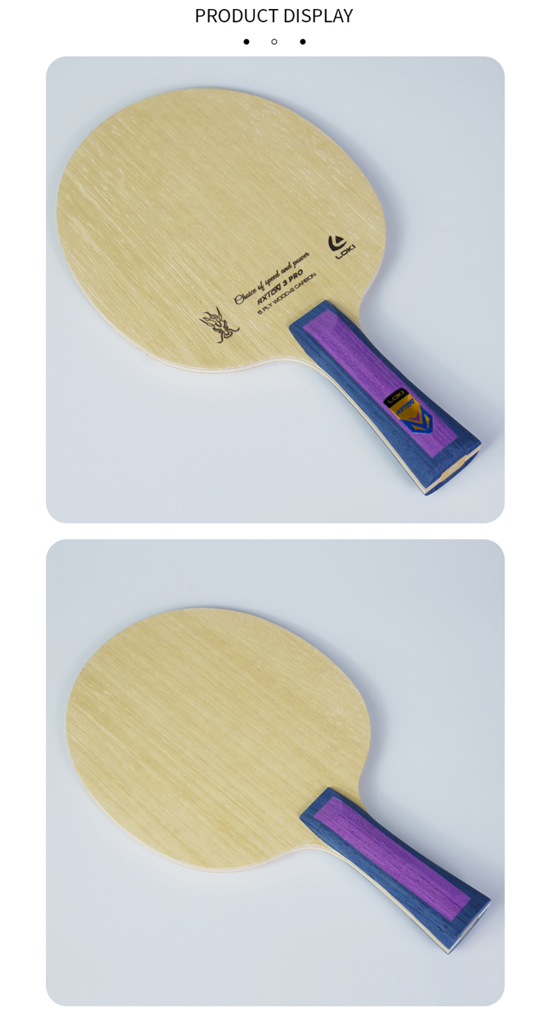 Original Loki Table Tennis Blade RXTON 3Pro/5Pro/9Pro (5Wood+2Carbon ...