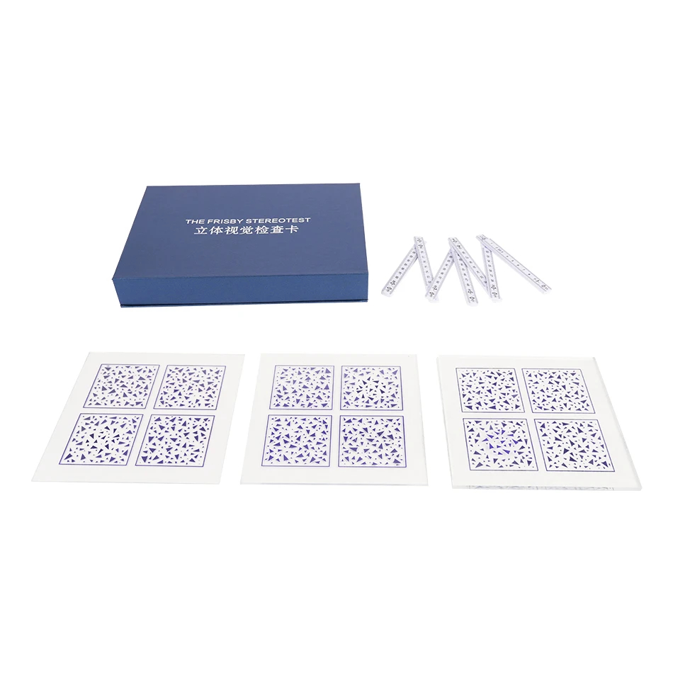 Ophthalmic Vision Stereo Tester The Frisby Stereotest Randot Optometry ...