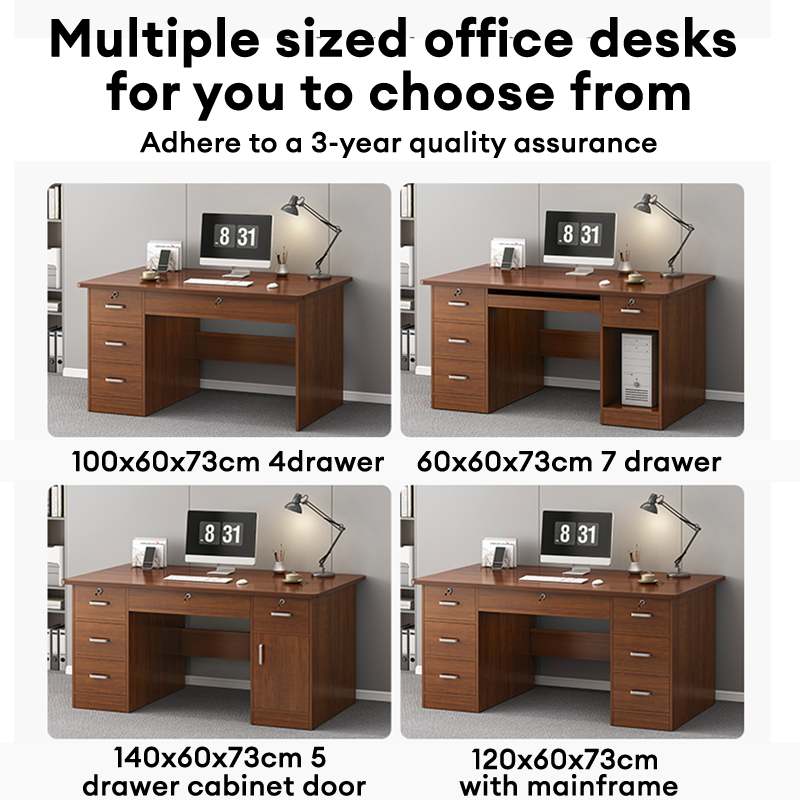 YJ Office Desk Computer table Meja Pejabat Executive desk Writing Table ...