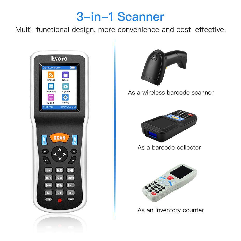Eyoyo EY-7000 Portable 1D/2D QR Code Scanner – Handheld Data Collector ...