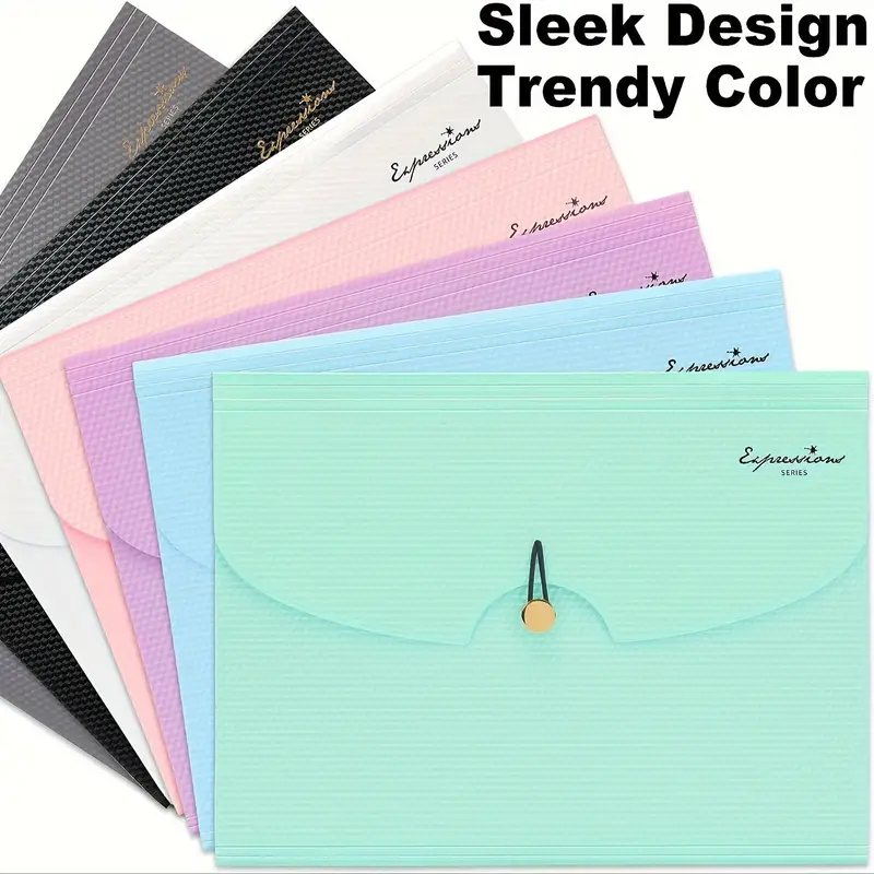 1pc Expanding File Folder With 7 Pockets, Letter A4 Paper Accordion ...