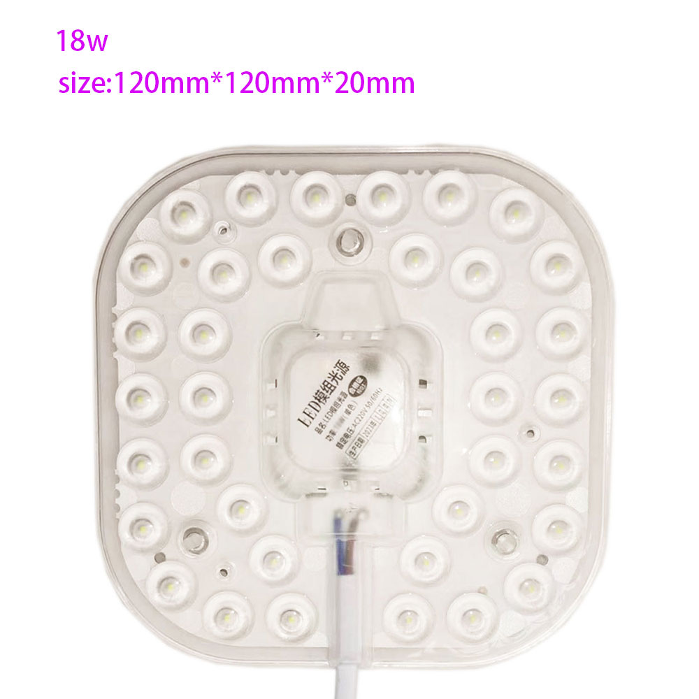 Led Module Light Square AC220V 230V 240V 12W 18W 24W Replace Ceiling ...