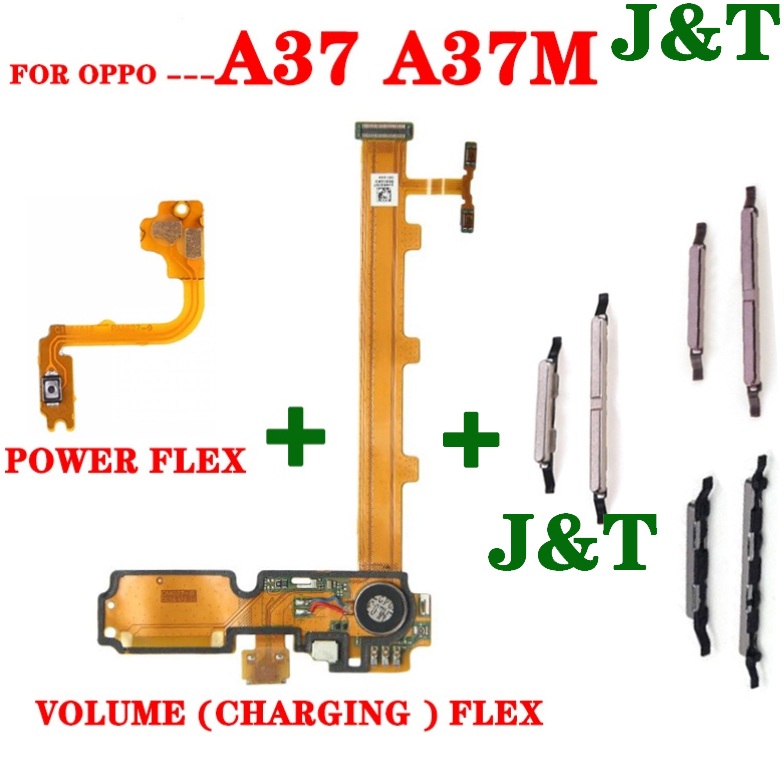 Power Volume button flex For OPPO A37 A37f, A37fw, A37m ( Charging ) on ...