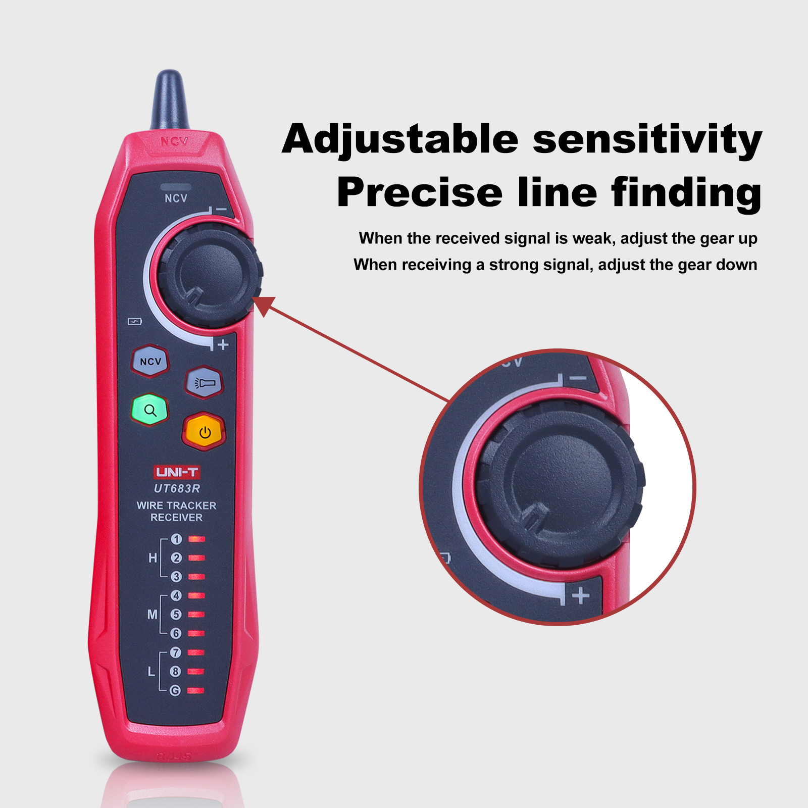 UNI-T UT685B KIT TDR Cable Tester Pair Coaxial POE Network Cable Length ...