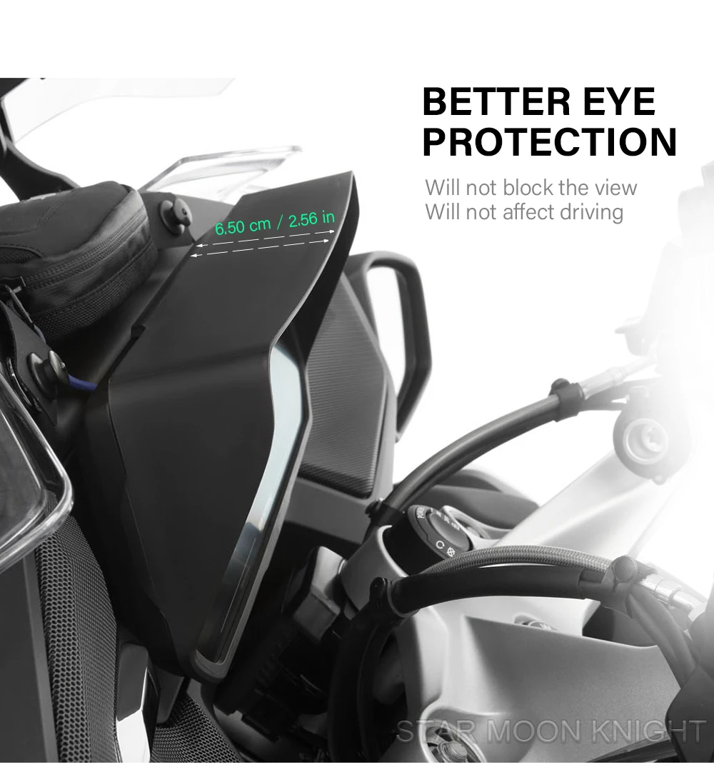 Pare-soleil XEBRAD Pour BMW R1250RT K1600 - Protection écran TFT 10.25 Pouces - Anti-éblouissement - ABS UV