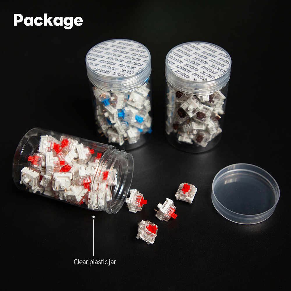 Royal Kludge Switch 35 Pcs Original Mechanical Keyboard Switches Red ...