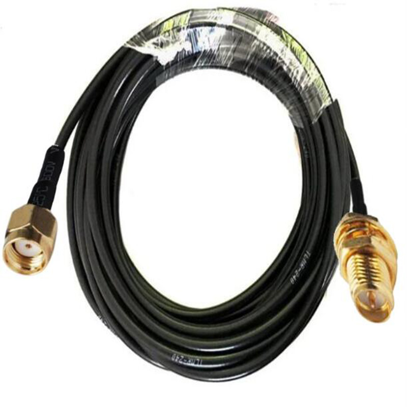 1pc LMR240 50-4 Cable RP-SMA male to RP-SMA Female Connector RF coaxial ...