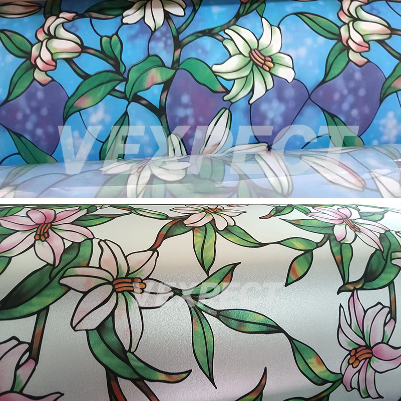 Stained Glass Window Film Sticker,Static Cling Window Privacy Film ...