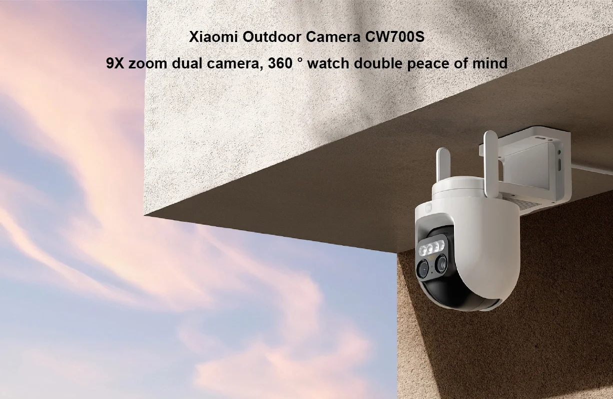 Xiaomi mijia outdoor camera CW700S Security Camera 4 Megapixel 9x zoom ...