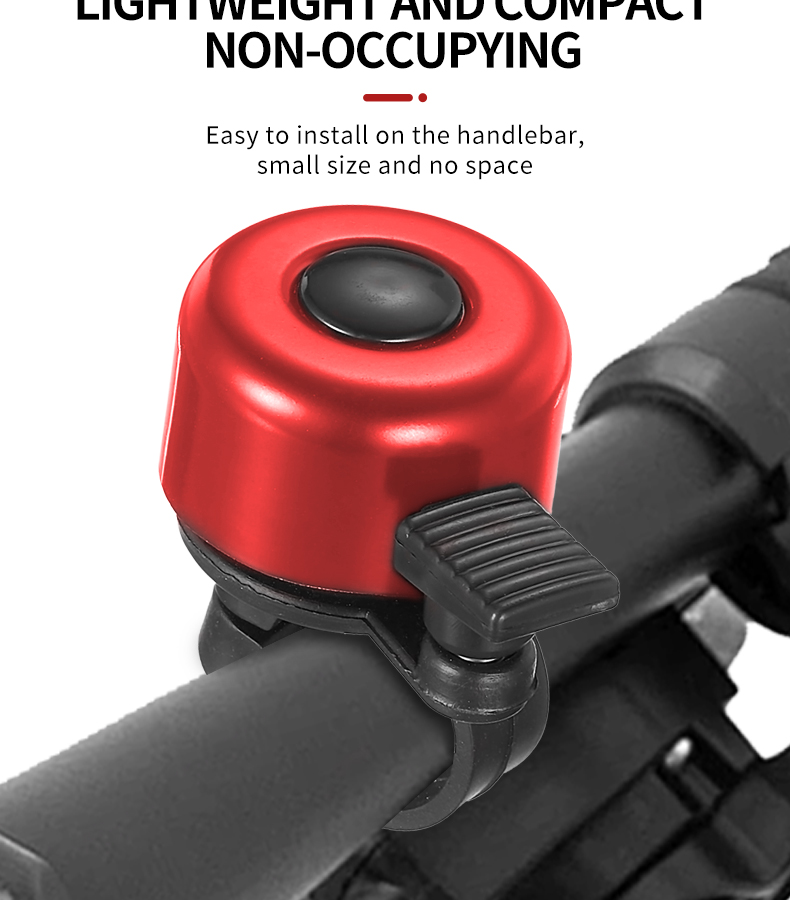 Bike Ring Bell Aluminum Alloy Cycling Safety Warning Alarm Handlebar ...