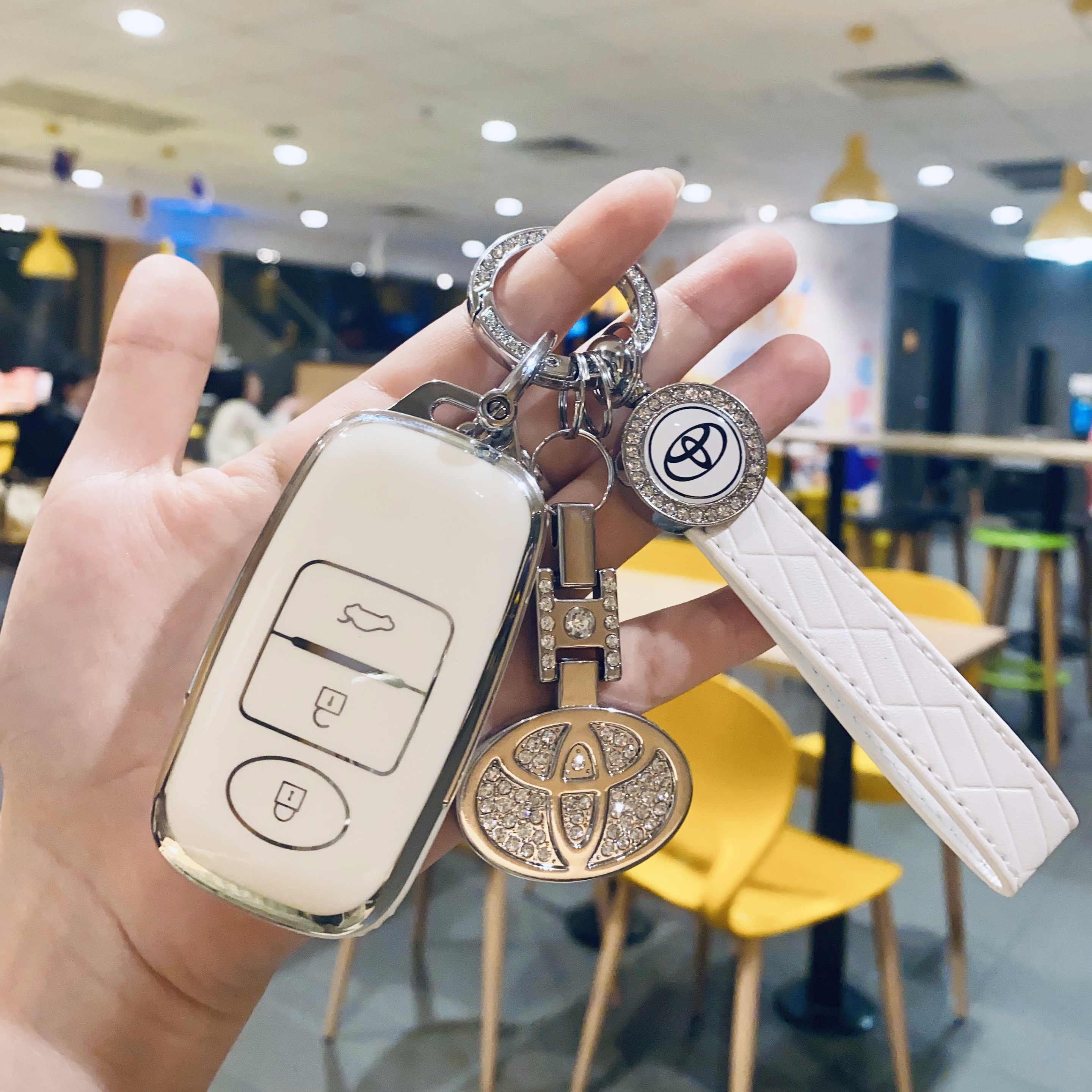 toyota Yaris ativ car key case yaris key cover ativ keychain | Shopee ...
