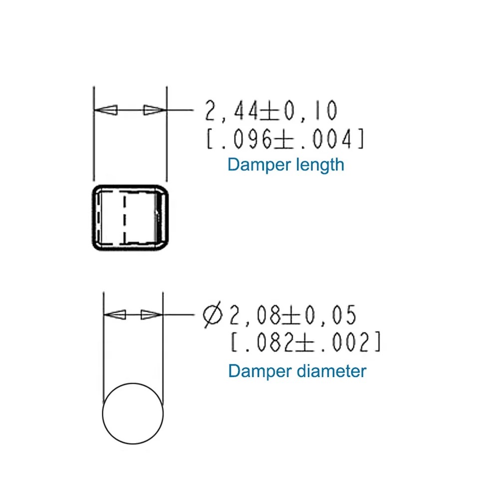 2PCS Balanced Armature Damping Damper Plugs filters Knowles Acoustic ...