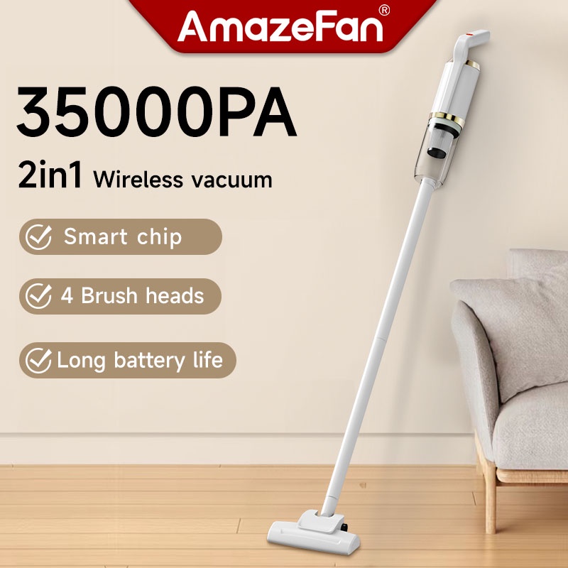 AmazeFan 35000pa Vacuum Cleaner Cordless Handheld Wet And Dry Household ...