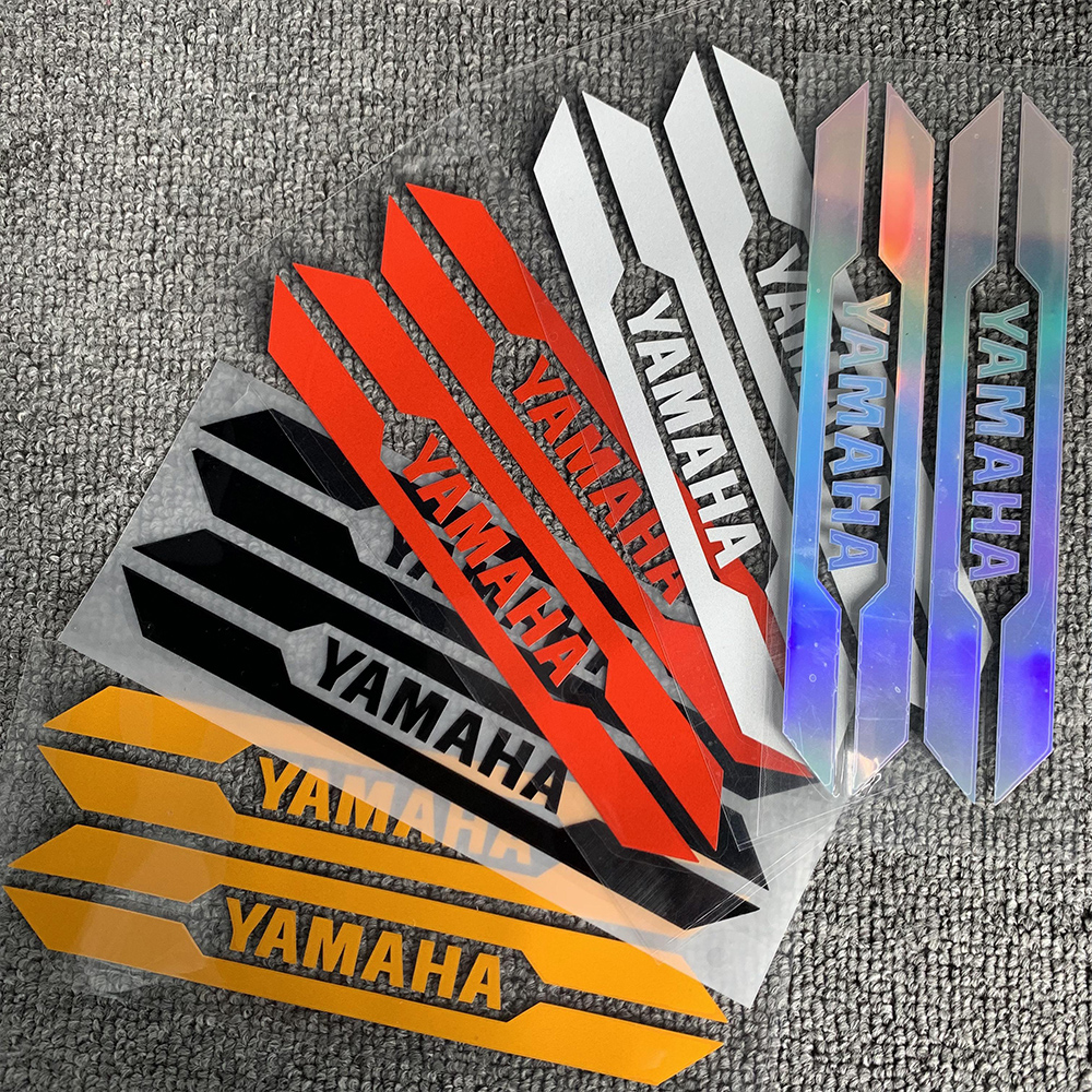 2Pcs YAMAHA Stickers Logo Motorcycle Shock-absorbing Stickers ...