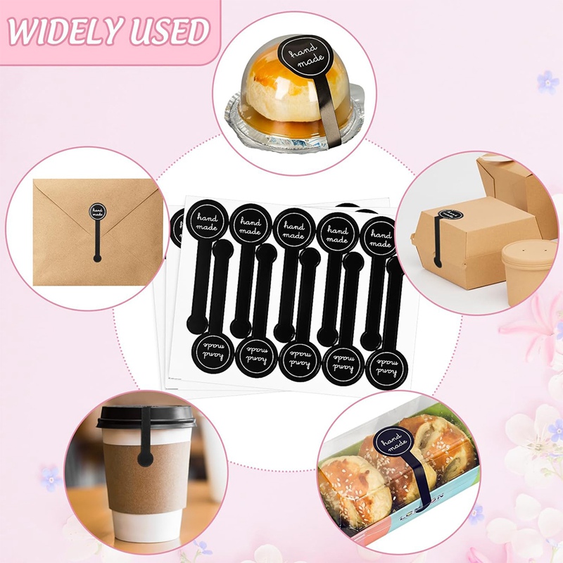 10pcs Handmade Food Baking Label Stickers Wedding thank you Stickers ...