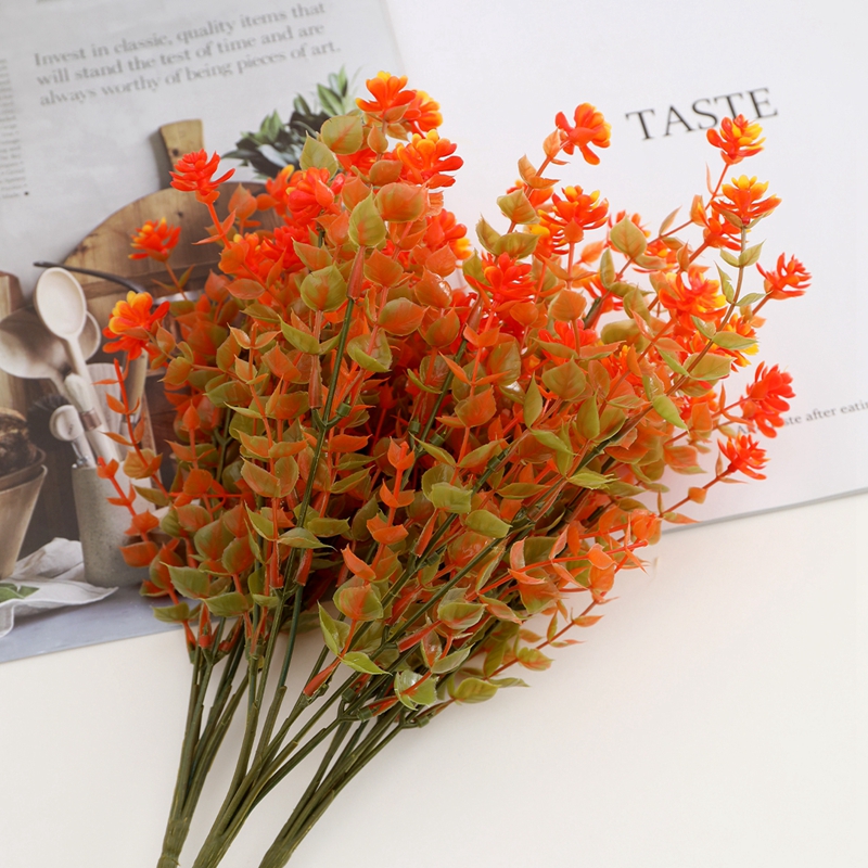 4pcs/set Artificial Fall Flowers Outdoor UV Resistant Autumn Fake ...
