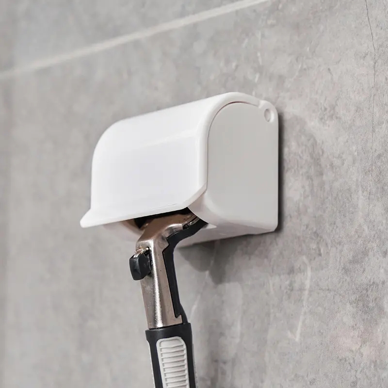Men Old-fashioned Wall-Mounted Razor Holder Bathroom Gillette Razor ...
