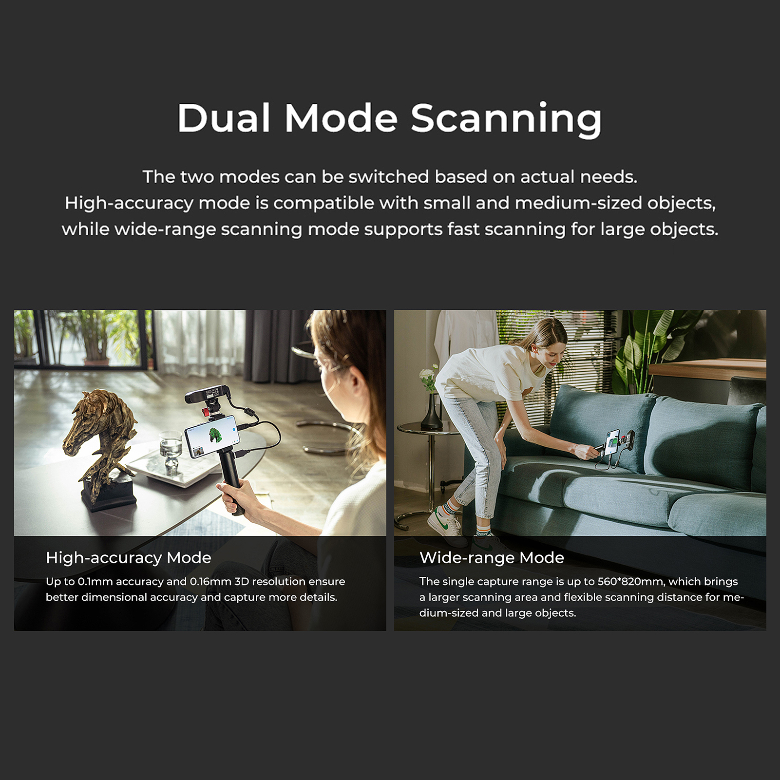 Creality CR-Scan Ferret 3D Scanner Portable and Handheld 30fps Scan ...