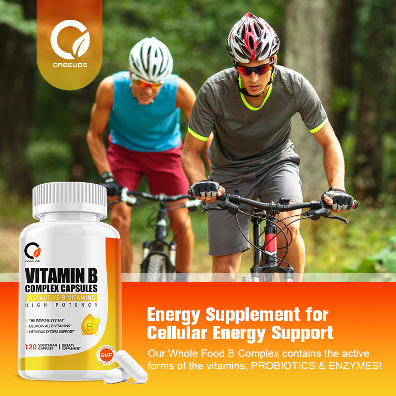 Orgeuos Vitamin B Complex Capsule 120pcs FDA Approve Contain Bio-Active ...