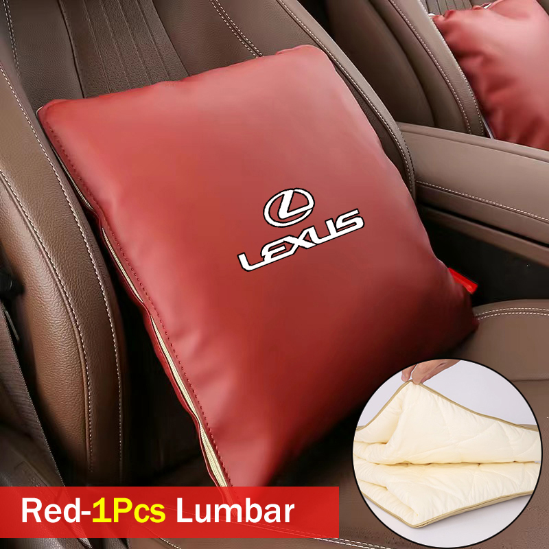 1PCS Car Headrest Pillow Lumbar Leather Auto Pillow Head Rest Elastic Cotton Quilt Car Lumbar Back Support Pillow for Lexus ES NX UX RCF CT ES200 ES300H Shopee Malaysia
