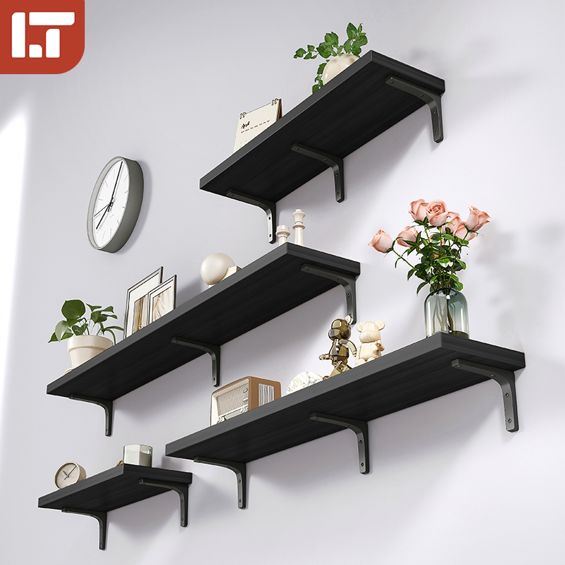 Wall Shelf Floating Shelf Rak Dinding Hanging Shelf Book Shelf Home ...