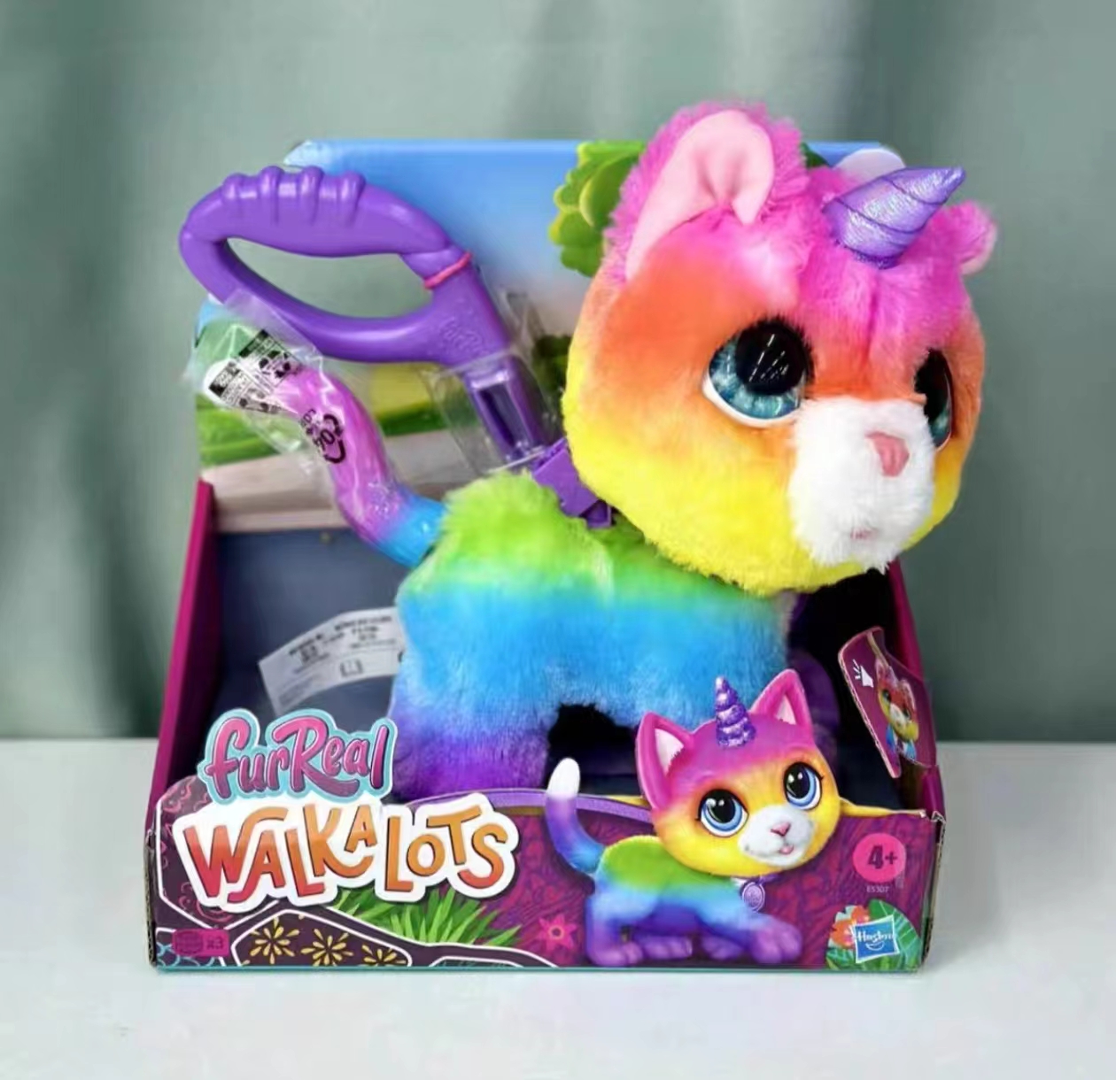 FurReal Walkalots Big Wags Interactive Unicorn Cat Pet Sounds and Motions E5307 Shopee Malaysia