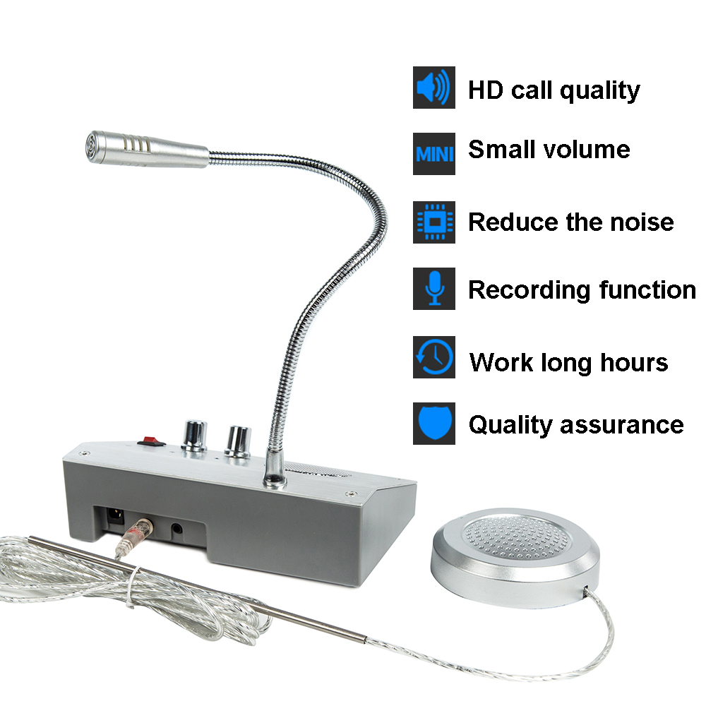 Window intercom speaker System Anti Interference Dual Way Intercom Talk ...