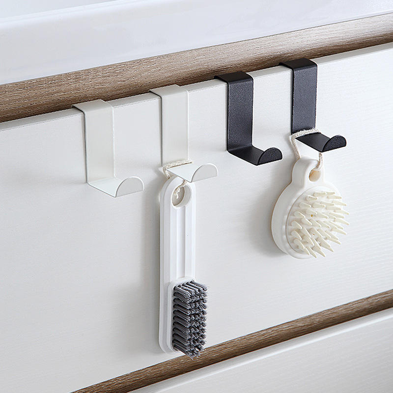 2pcs Z hooks cabinet closet door back hooks dormitory household non ...