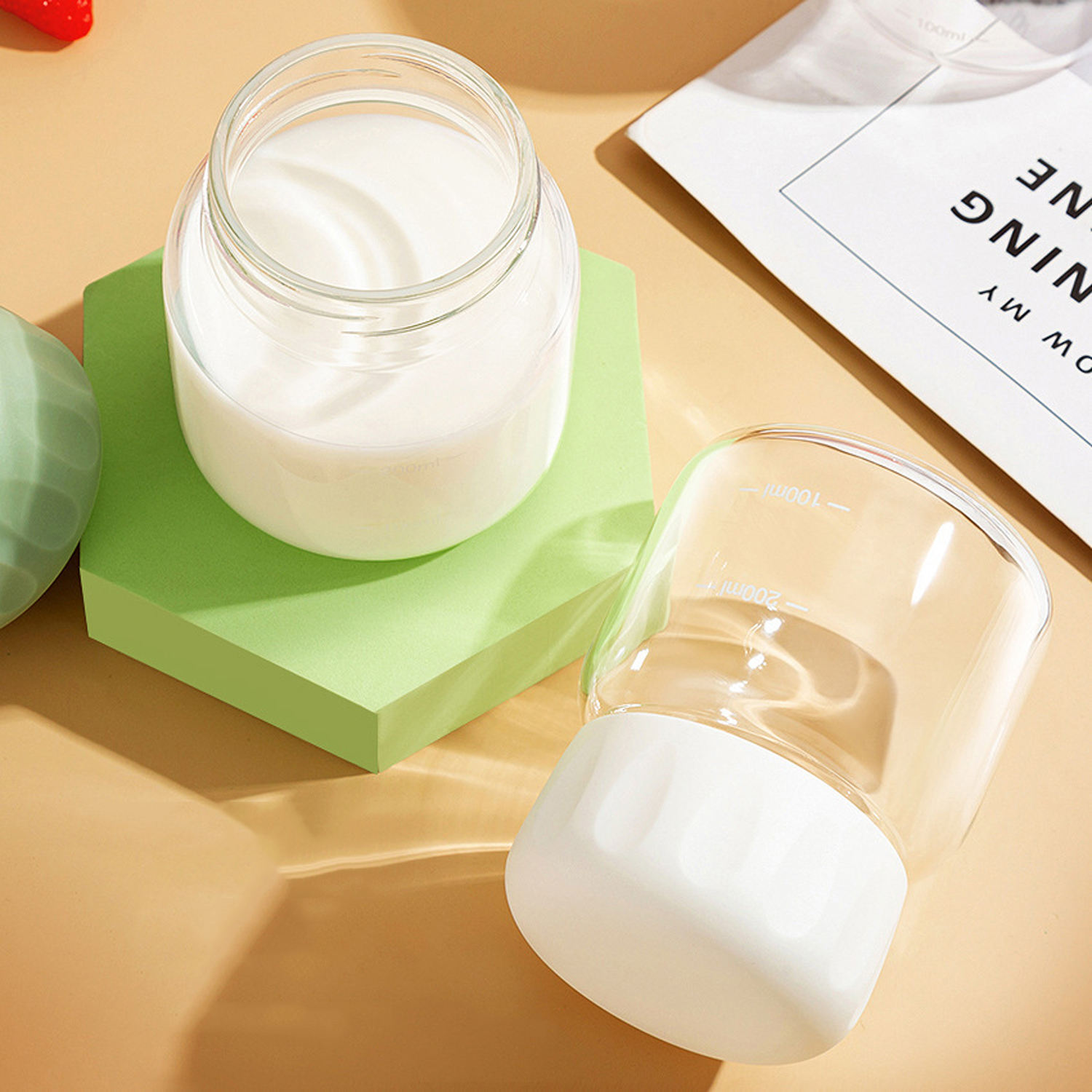 200ml portable water bottle, cute leak proof portable water bottle