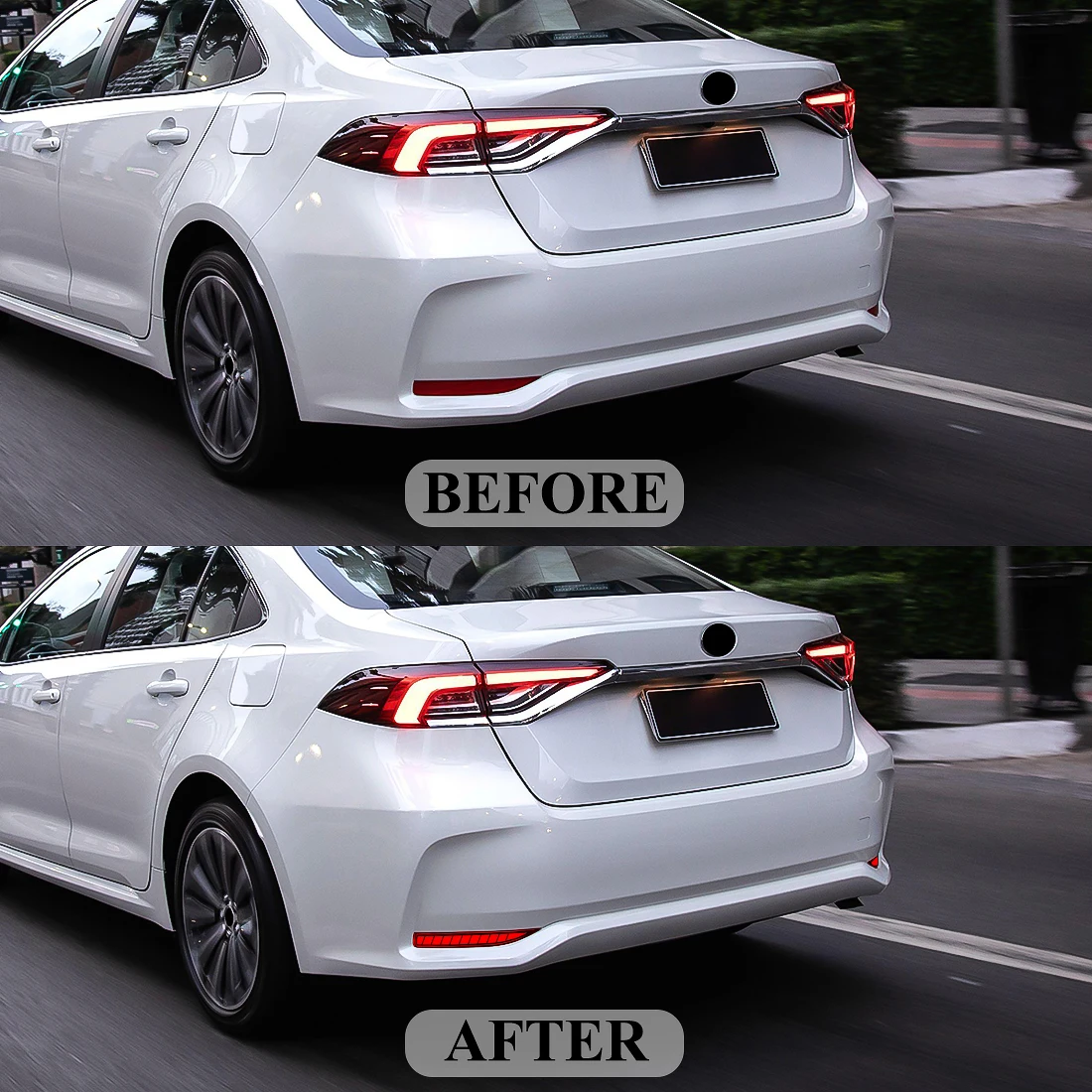 Smoked Lens LED Rear Bumper Reflector Light for Jamaica