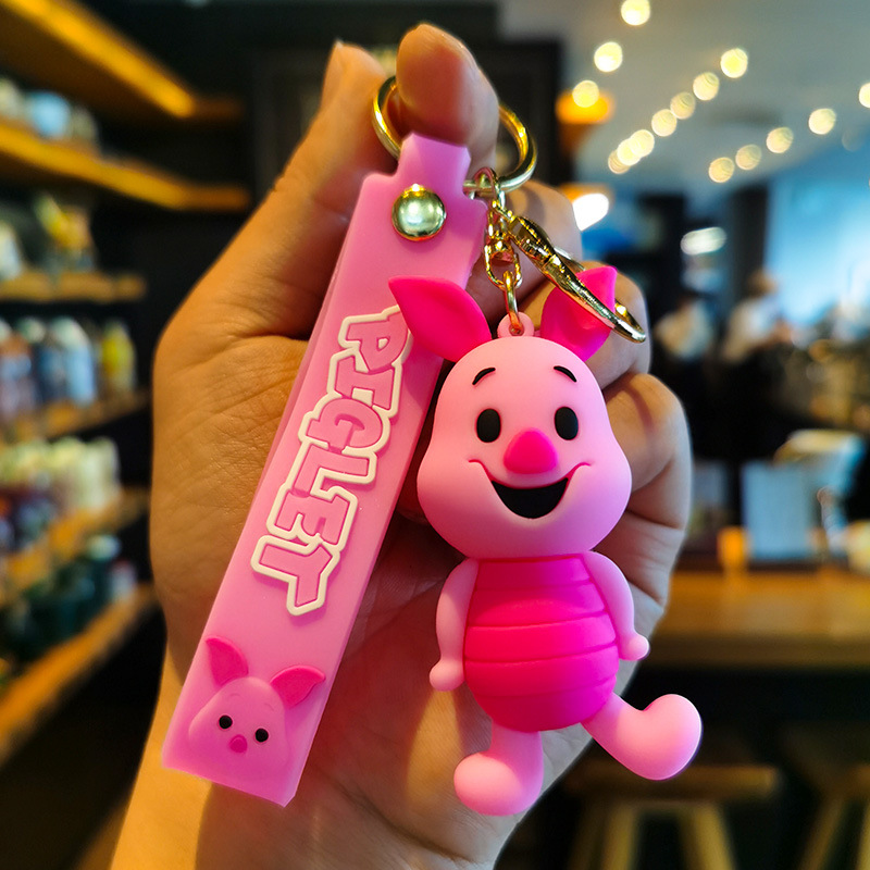 New Cartoon Winnie the Pooh Keychain Tigger Doll Bag Pendant Car ...