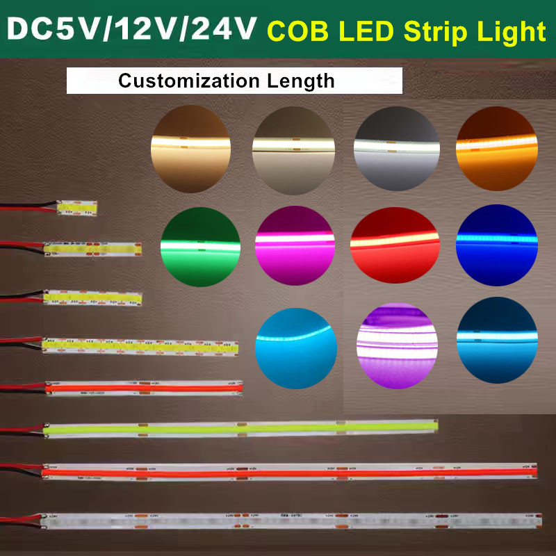 DC 5V 12V 24V COB Led Light Strip for Instrument Machine Equipment ...