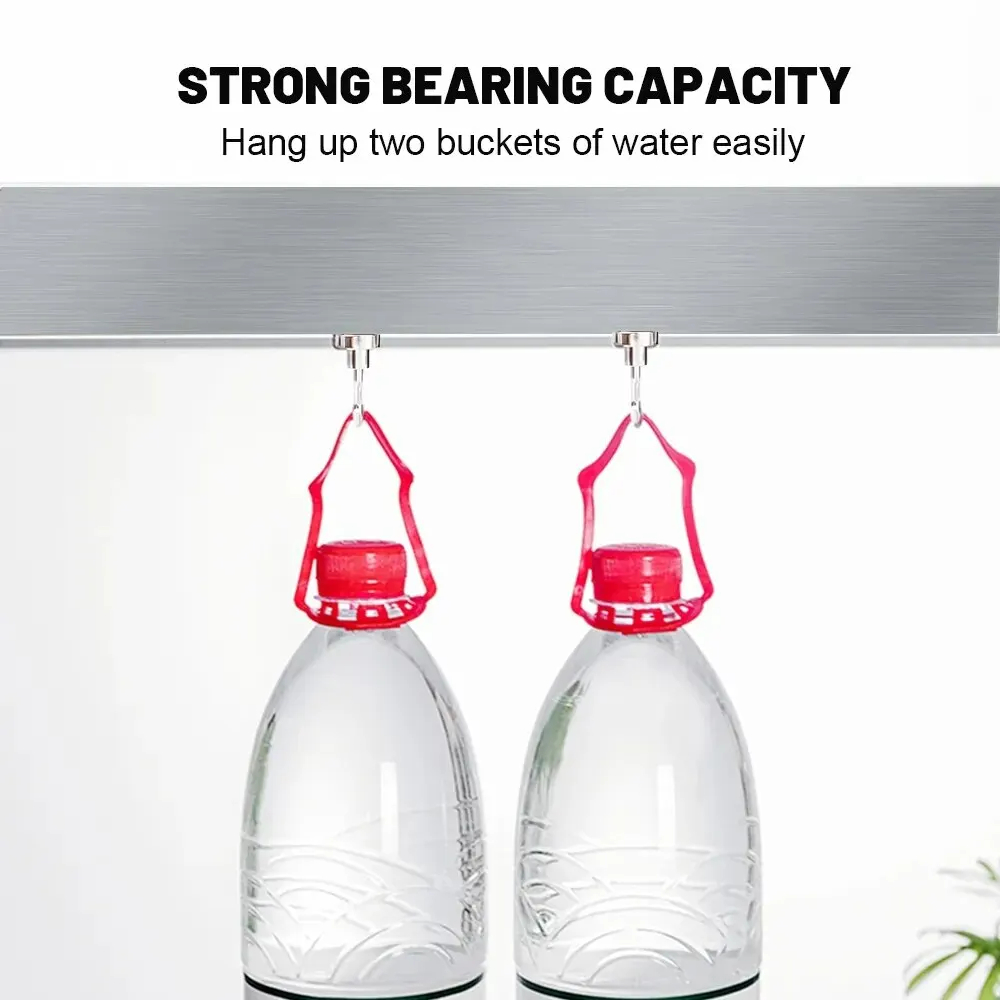 10 Pcs Strong Magnetic Hooks - Multi-Purpose Load-Bearing Storage for ...