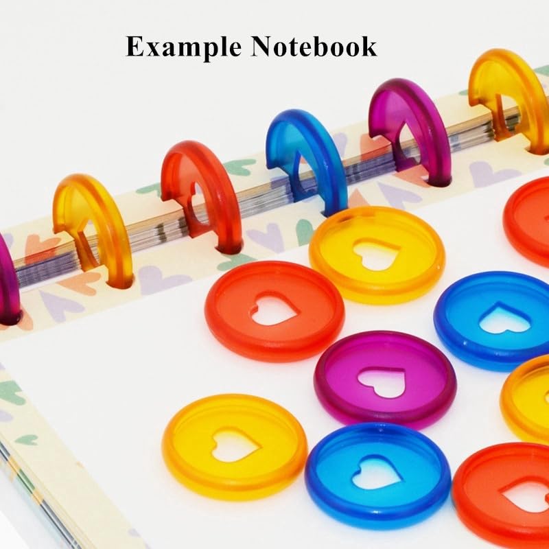 ITSYHPRO 30PCS Expansion Discs 32mm Multicolor Binding Ring Discs for ...