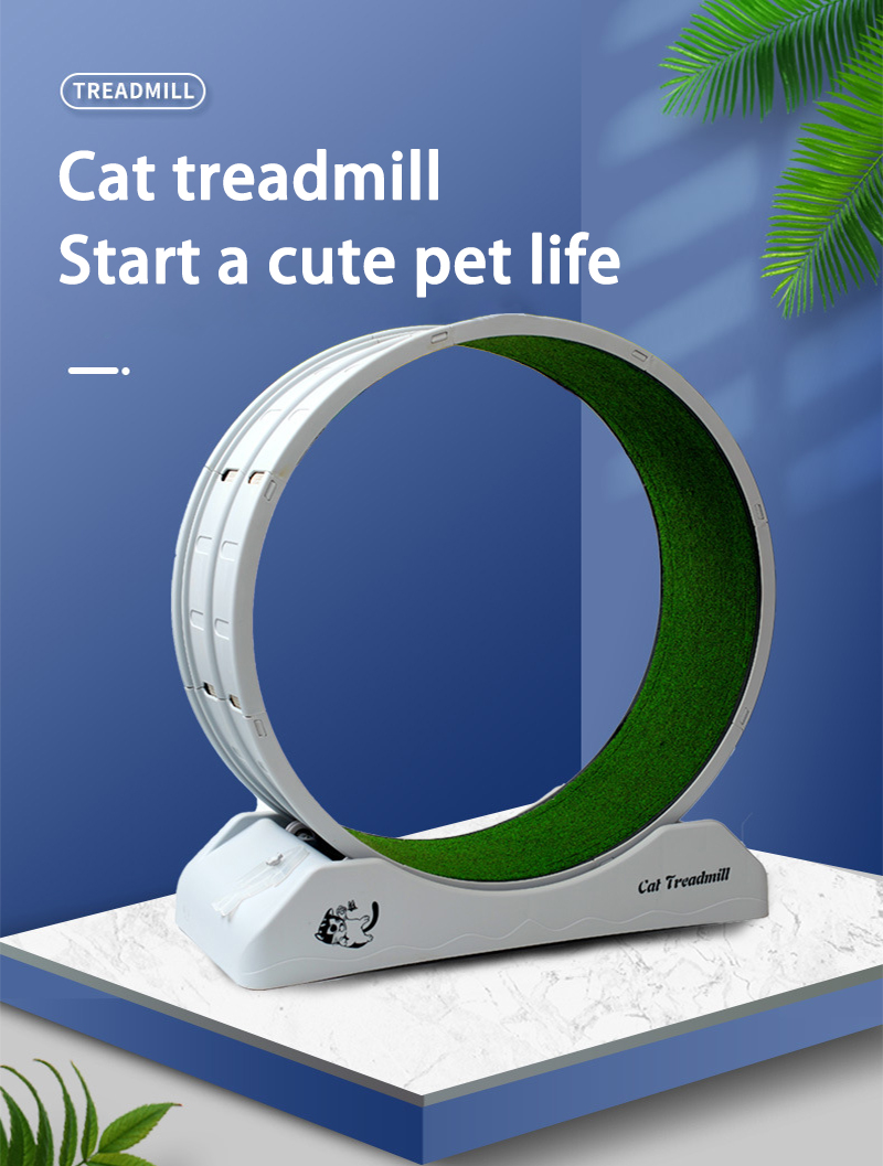 Cat Treadmill Silent Cat Running Wheel Exercise and Fitness Equipment ...