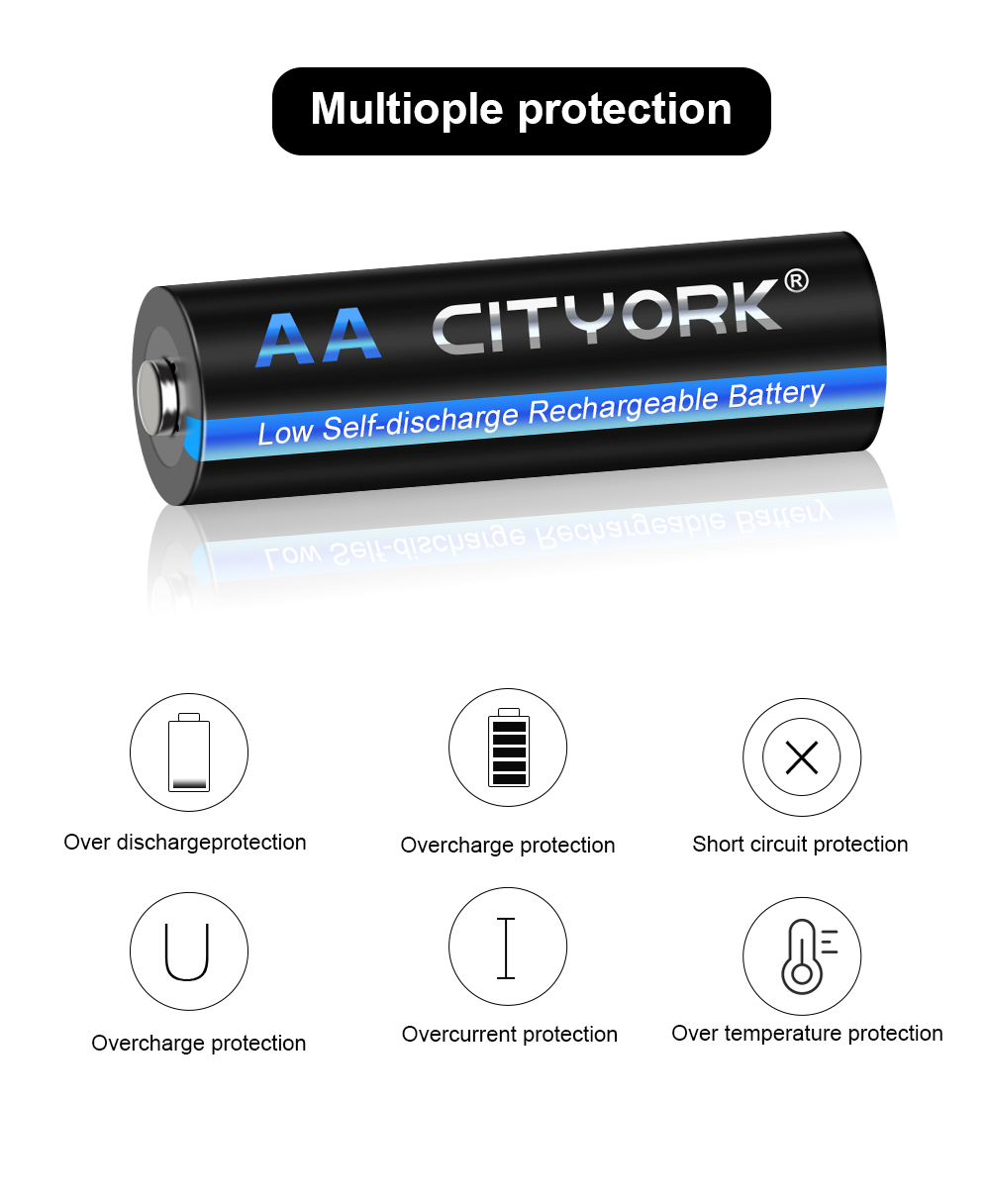 Cityork Aa Aaa Rechargeable Battery V Ni Mh Nimh Mah Mah Cells Free Storage Box A