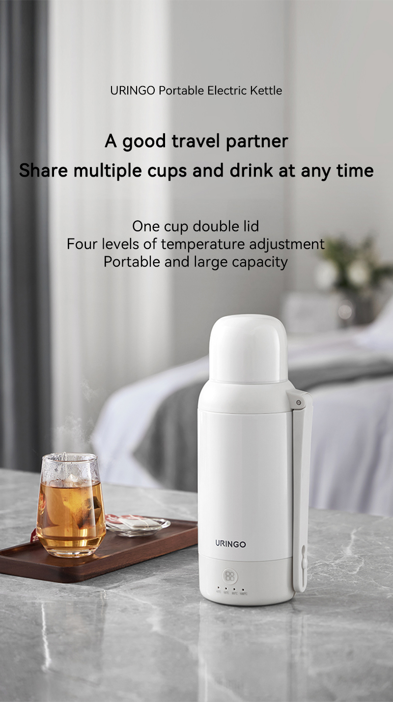 URINGO Electric Kettle Portable 5 Minutes Rapid Heating Long Lasting ...