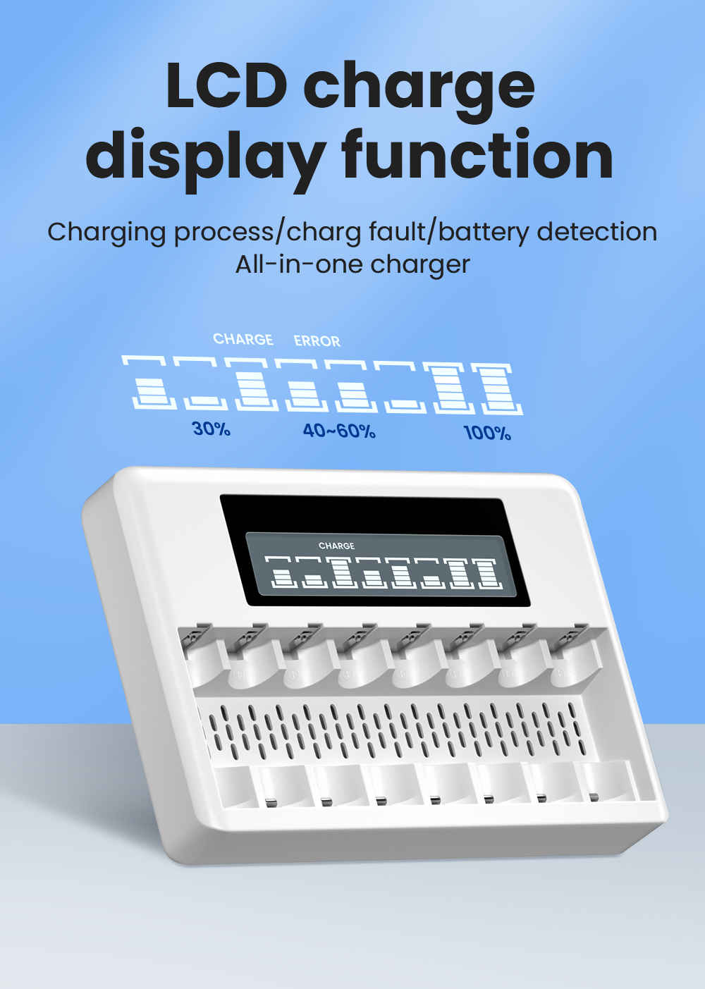 CITYORK Rechargeable AA Lithium Batteries, 3000mWh Constant